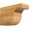 Ekena Millwork Del Monte Rough Sawn Rafter Tail, Western Red Cedar, 6"W x 10"H x 16"L RFT06X10X16DEL00RWR - alternate 1